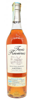 TROIS RIVIERES - Single Cask - Millésime 2005 - Fût n°4 - Bottled 2013 - 46,70%