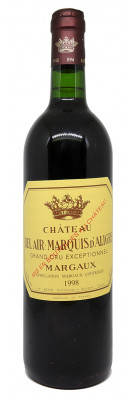 Château BEL AIR MARQUIS D'ALIGRE 1998