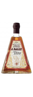 RHUM BALLY - Hors d'âge - Millésime 2006 - 70 ans Velier - Pyramide - 43%  