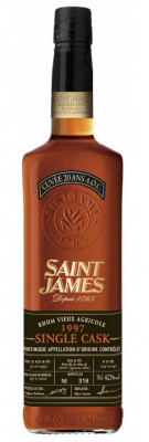 RHUM SAINT JAMES - Rhum hors d'âge - Single Cask 1997- 42,7%  1997 ACHAT PAS CHER RHUMERIE BORDEAUX au meilleur avis bon