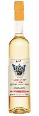 RHUM CLAIRIN - Rhum ambré - 21 mois - Ansyen VAVAL - Single Cask 2015 Fût Caroni #CARVA5 - 48.6%  achat pas cher au meilleur prix avis bon rhumerie bordeaux