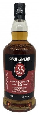 SPRINGBANK - 12 ans - Brut de fût - 55,3%